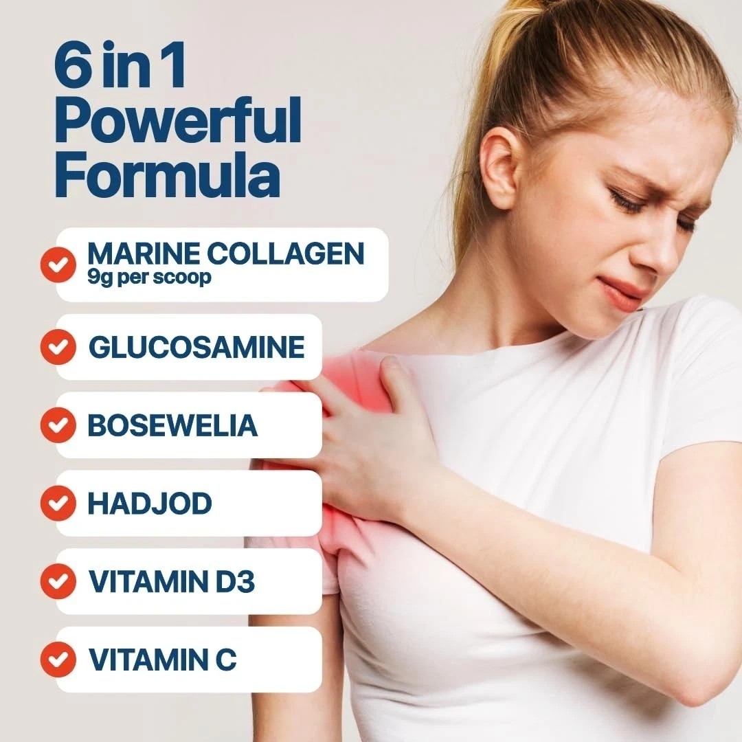 Nature’s Island Joint Support Supplement with Marine Collagen 250g (Orange)