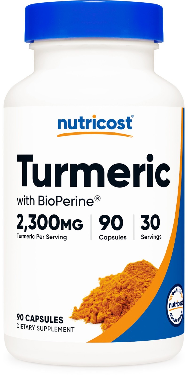 Nutricost Turmeric with BioPerine (2,300mg) 90 Capsules – 95% Curcuminoids