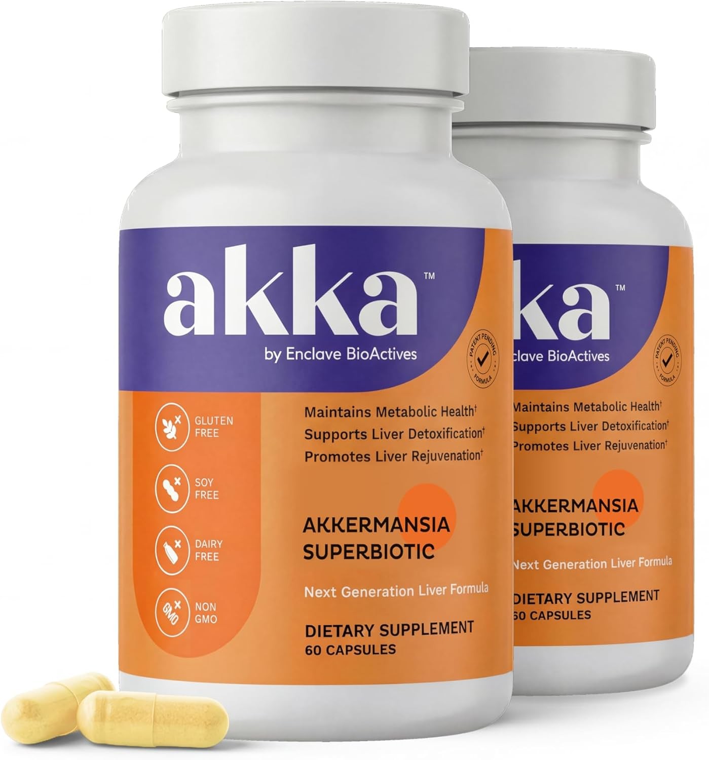 AKKA Liver Cleanse Detox&Repair Superbiotic-Supports Liver Health 60Caps Premium