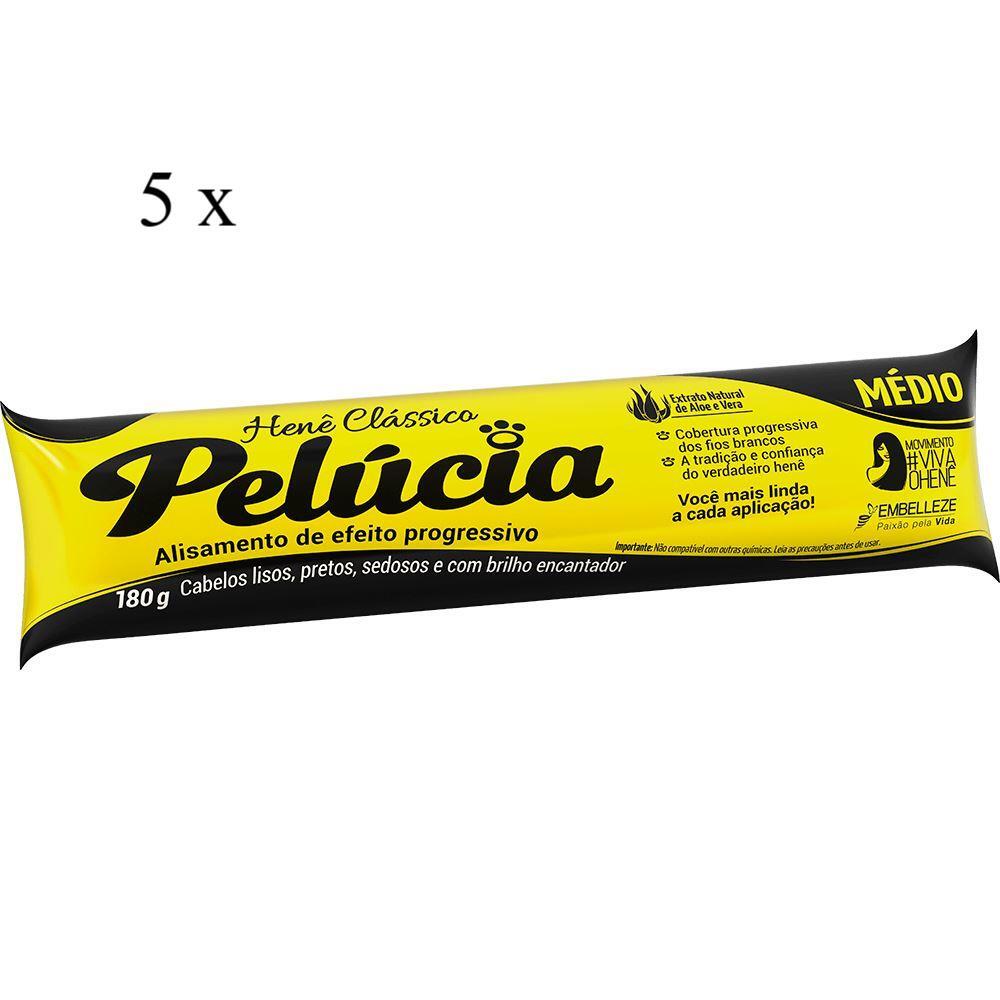 Lot of 5 x Embelleze Henê Medium Pelucia 180g each one Classic Rena