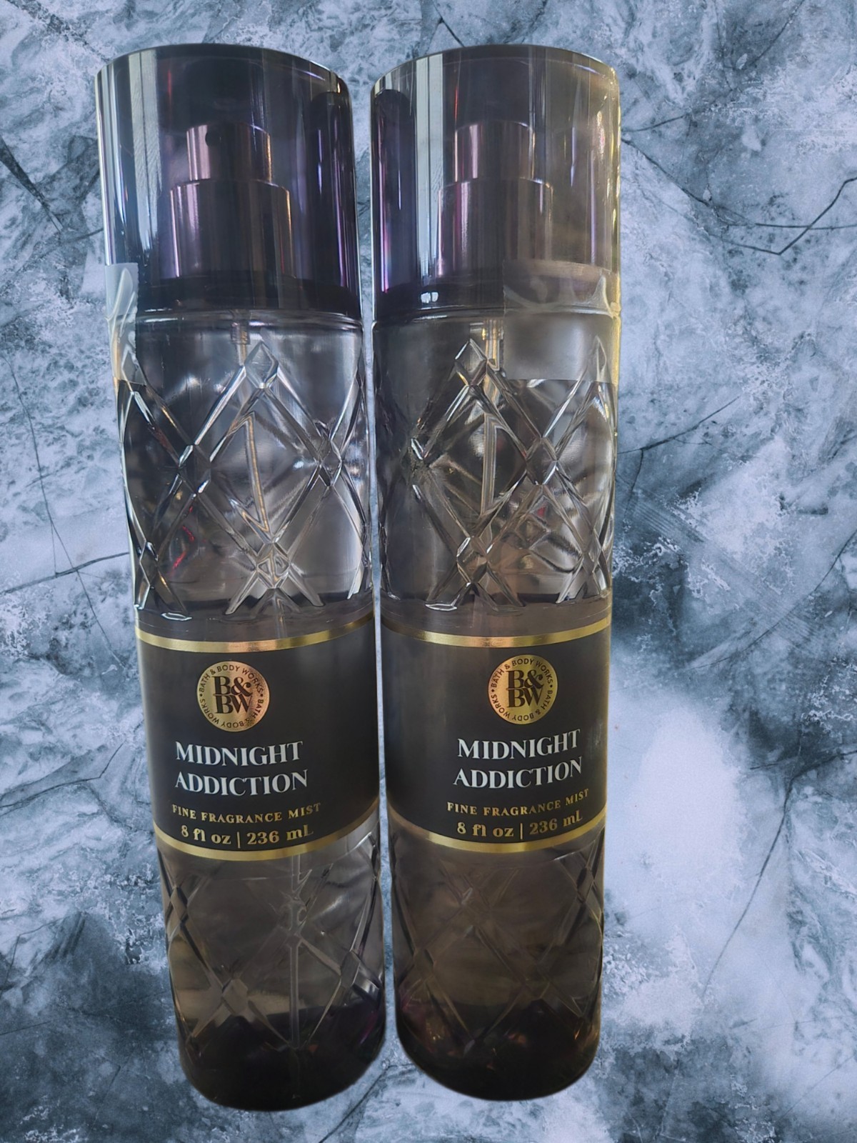 2 Bath And Body Works Midnight Addiction Fine Fragrance Mist Brand New 8 fl oz
