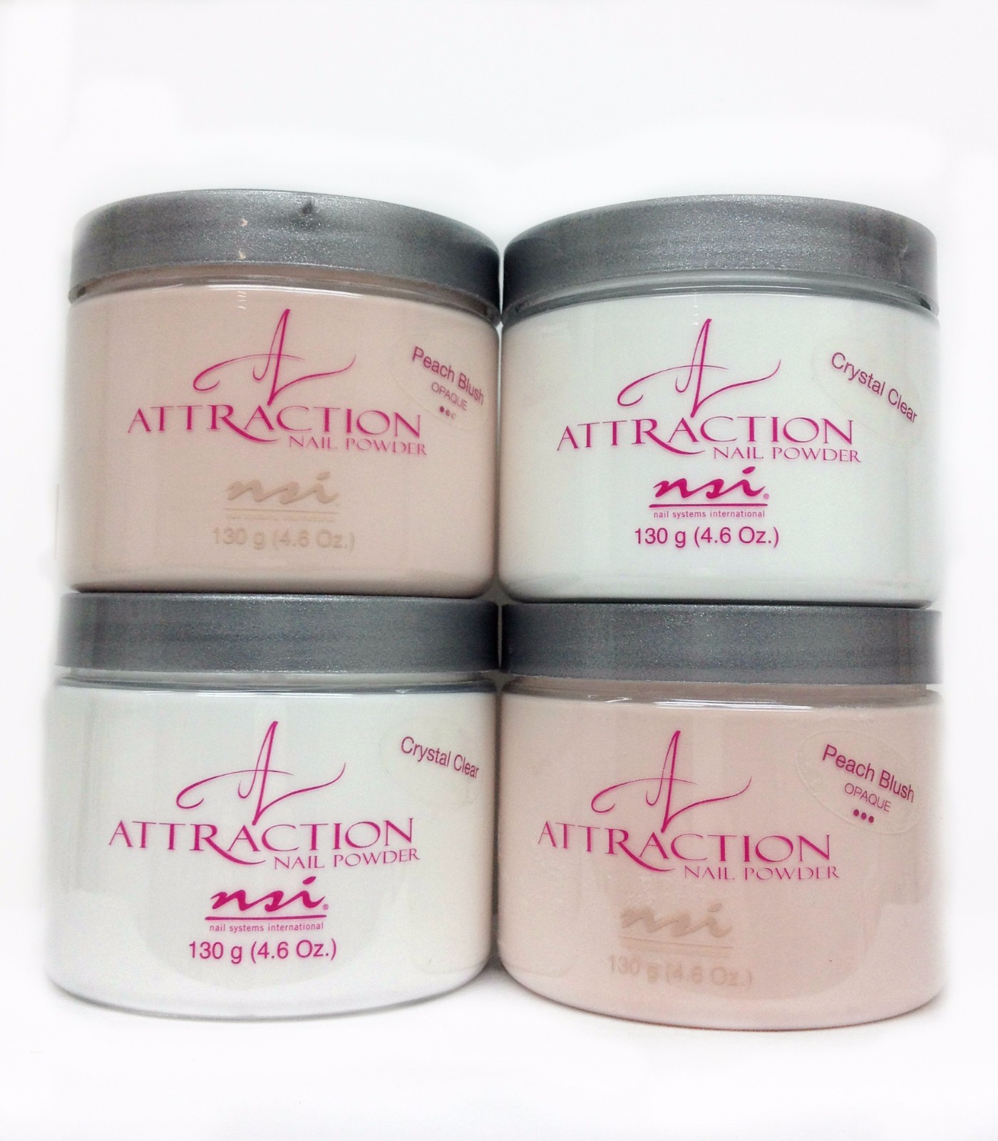NSI ~ Attraction Nail Powder ~ 130g/4.6oz ~ Pick your color!