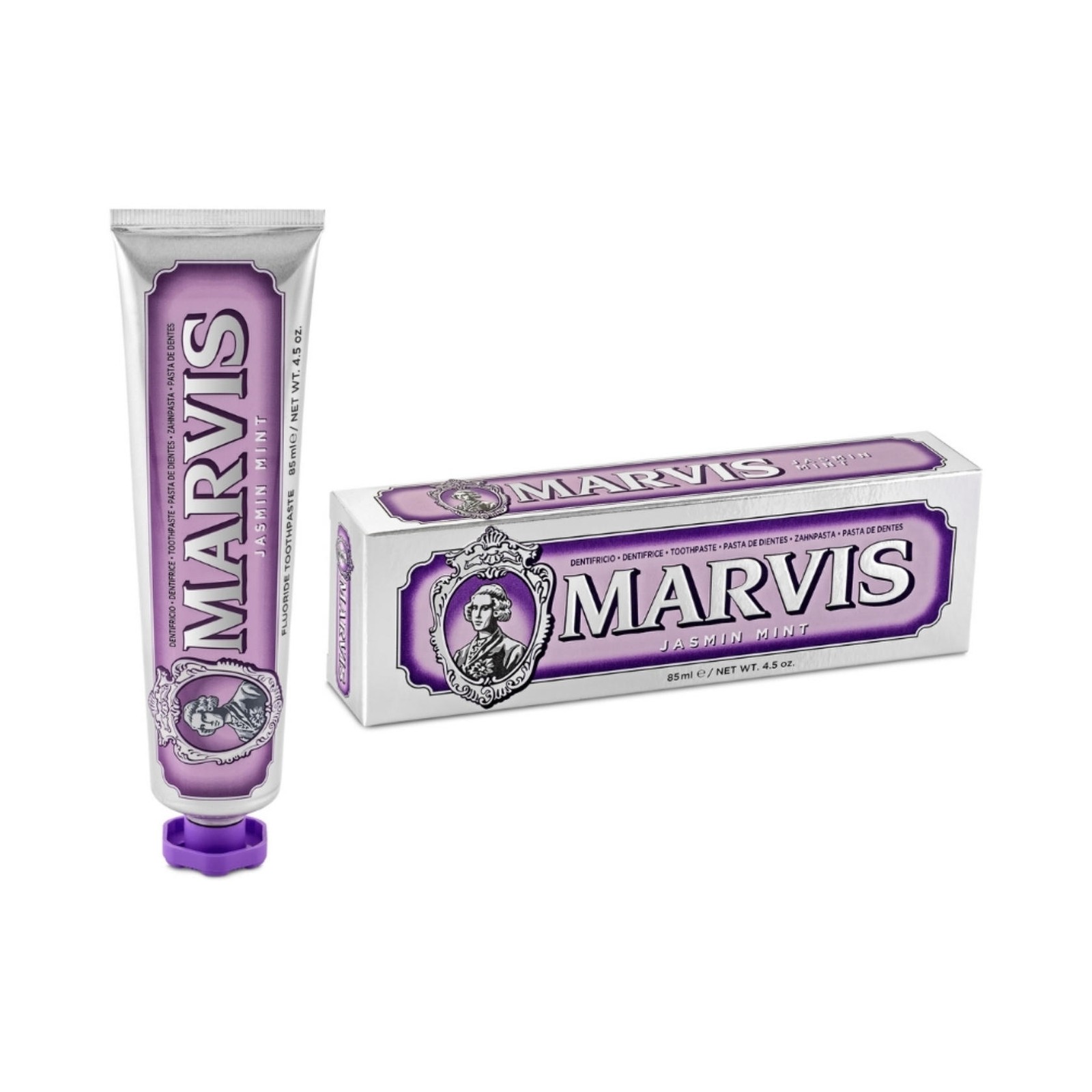 Marvis Toothpaste Whitening Mint, Licorice Sinuous Lily Vegan Cruelty-Free 85 ml