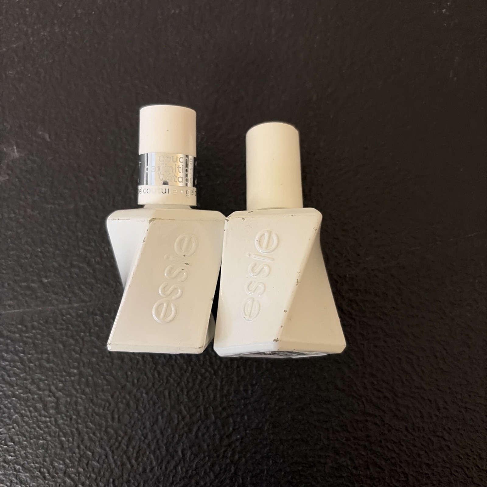 2X Essie Gel Couture Long-Lasting Nail Polish Vegan Clear Shiny Top Coat 0.46OZ