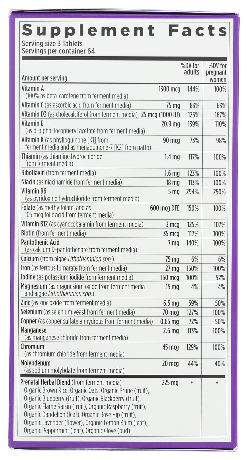 New Chapter Organic Perfect Prenatal, 192 CT