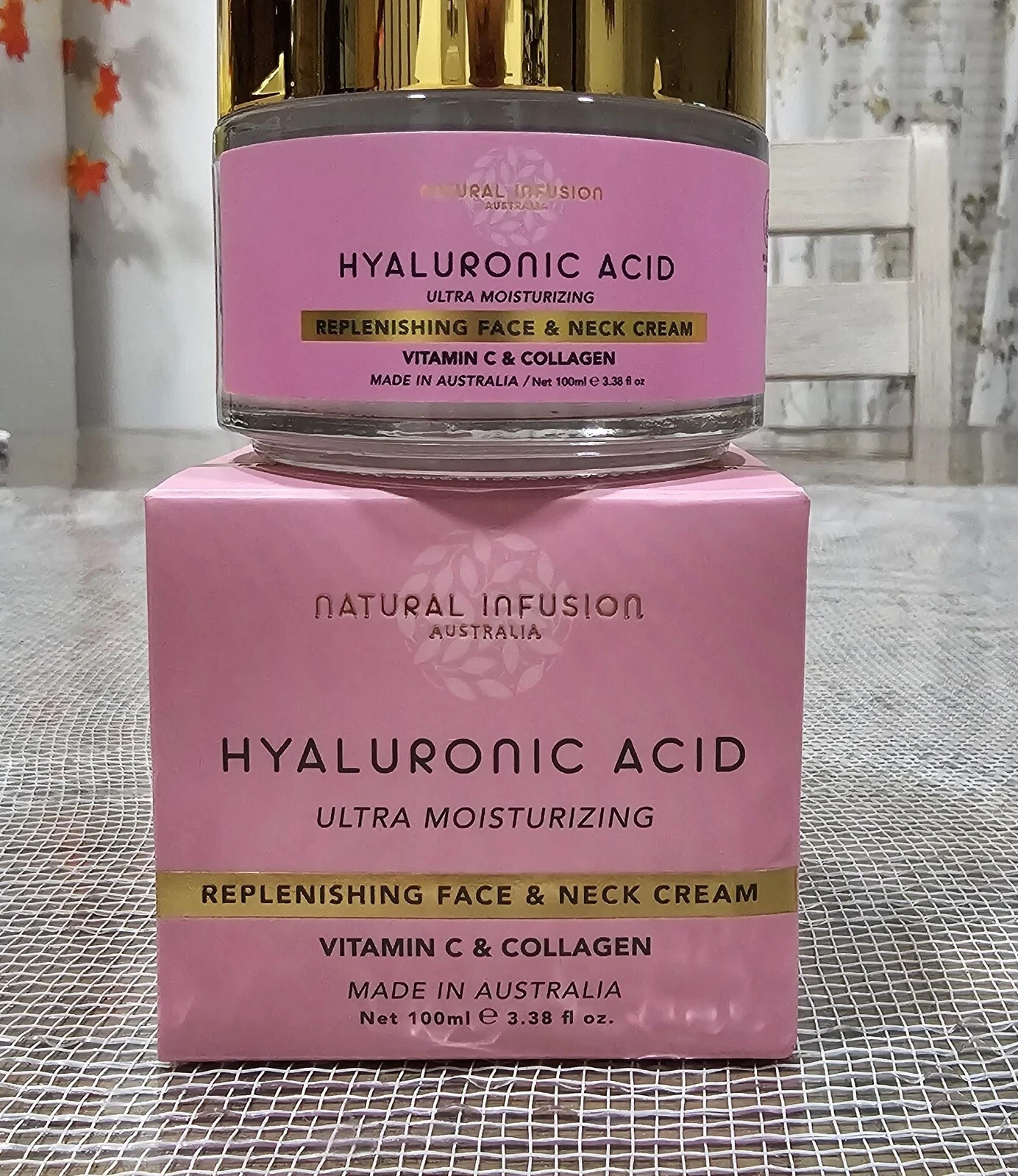 Natural Infusion Australia Hyaluronic Acid Face & Neck Cream 3.38 fl oz