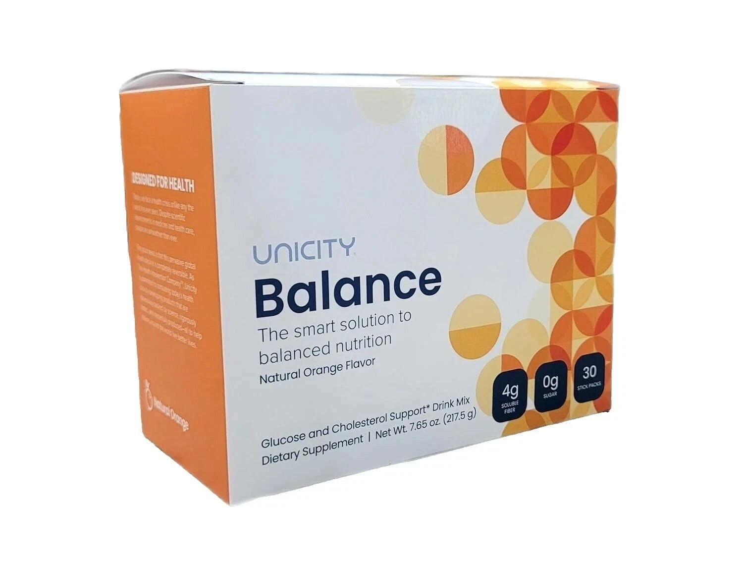 UNICITY Balance Glucose n Cholesterol Support Drink 30 Pc (Orange) Exp 12/2027