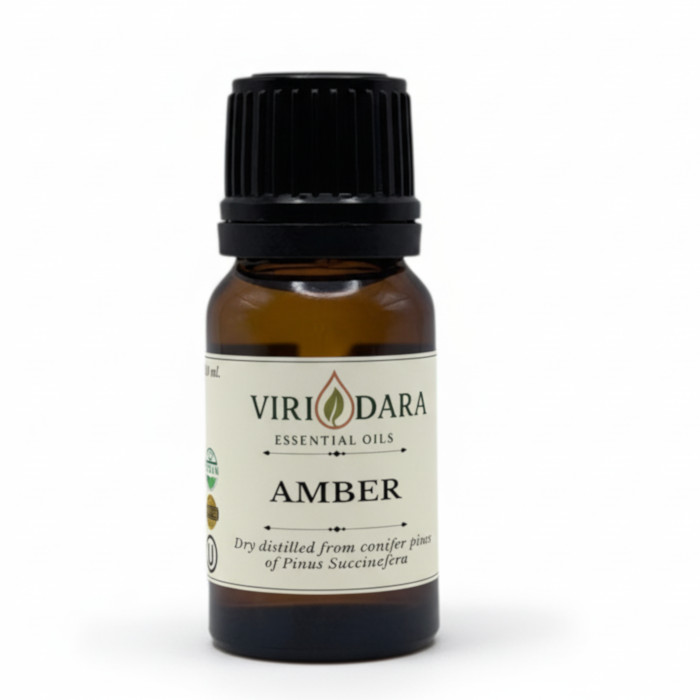 Organic Amber Essential Oil – 100% Pure & Natural – Free Shipping