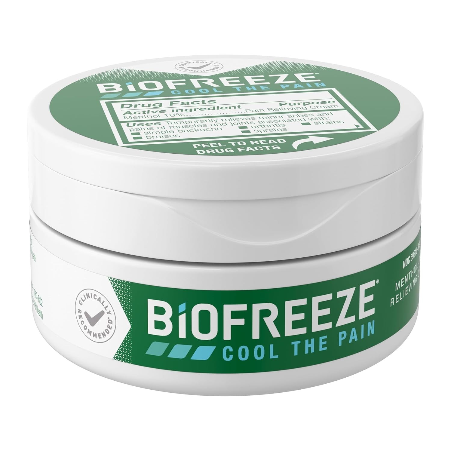 Menthol Cooling Cream 3oz Topical Muscle Joint Back Relief