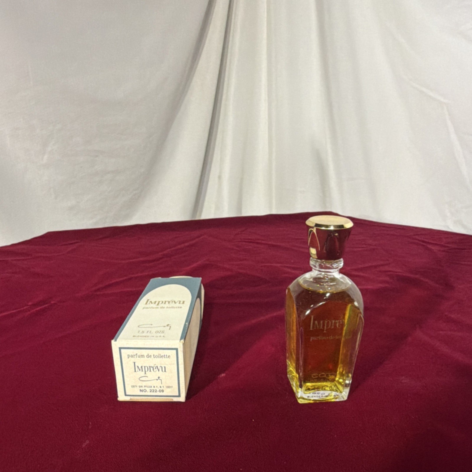 Coty Imprevu Parfum de Toilette 1.5 Fl Oz Fluid Regular Size 222-09 with Box