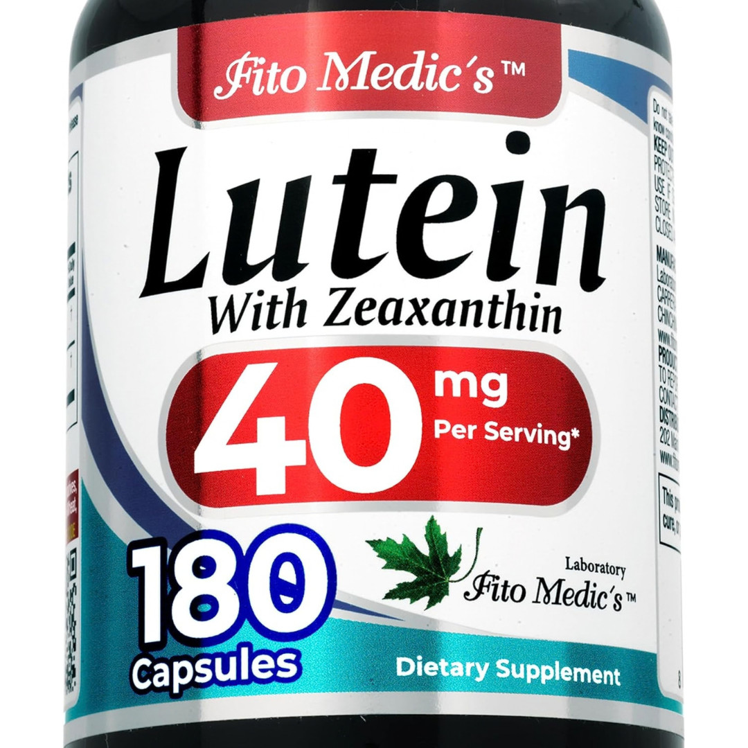Lab | Lutein |180 Capsules |40 Mg| Lutein 40Mg | Lutein and Zeaxanthin Supplemen