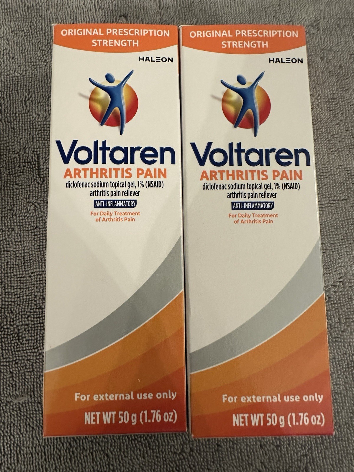Voltaren Arthritis Pain Relief Topical Gel 1.76oz – 2 Pack – Exp O6/2028 – NEW