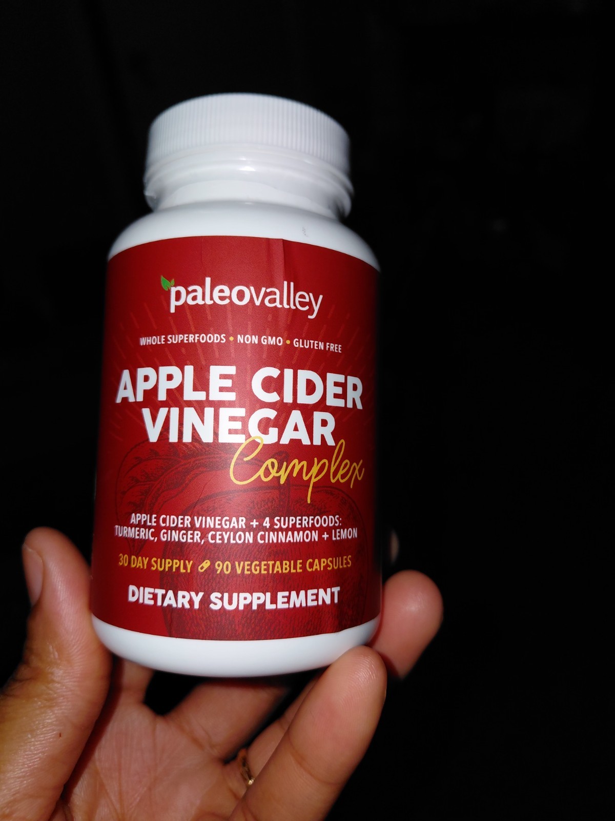 Paleovalley Apple Cider Vinegar Complex 90 Capsules Non-GMO Gluten-Free