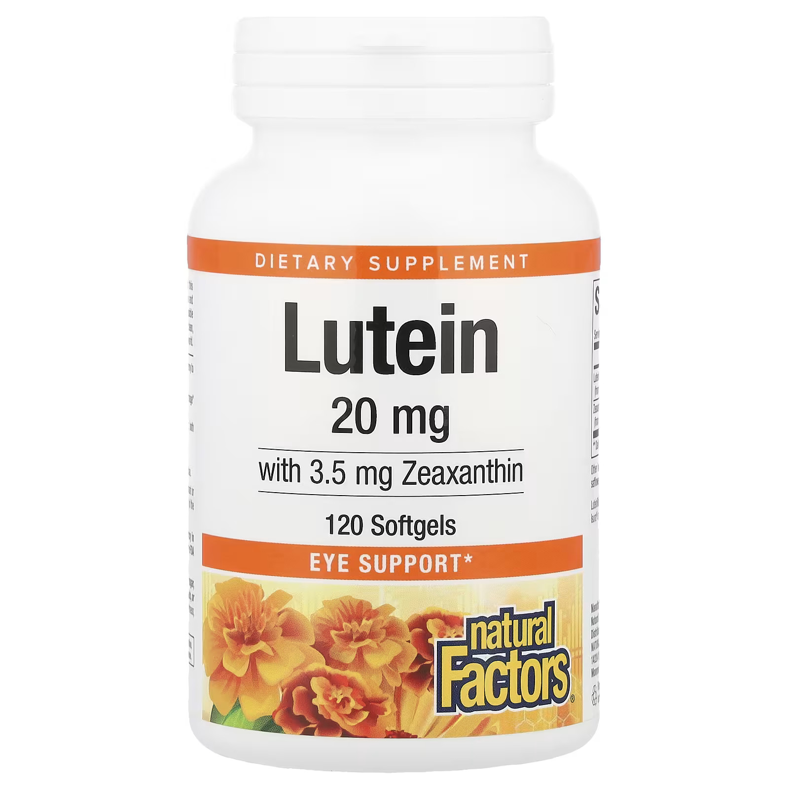 2 X Natural Factors, Lutein With Zeaxanthin, 120 Softgels
