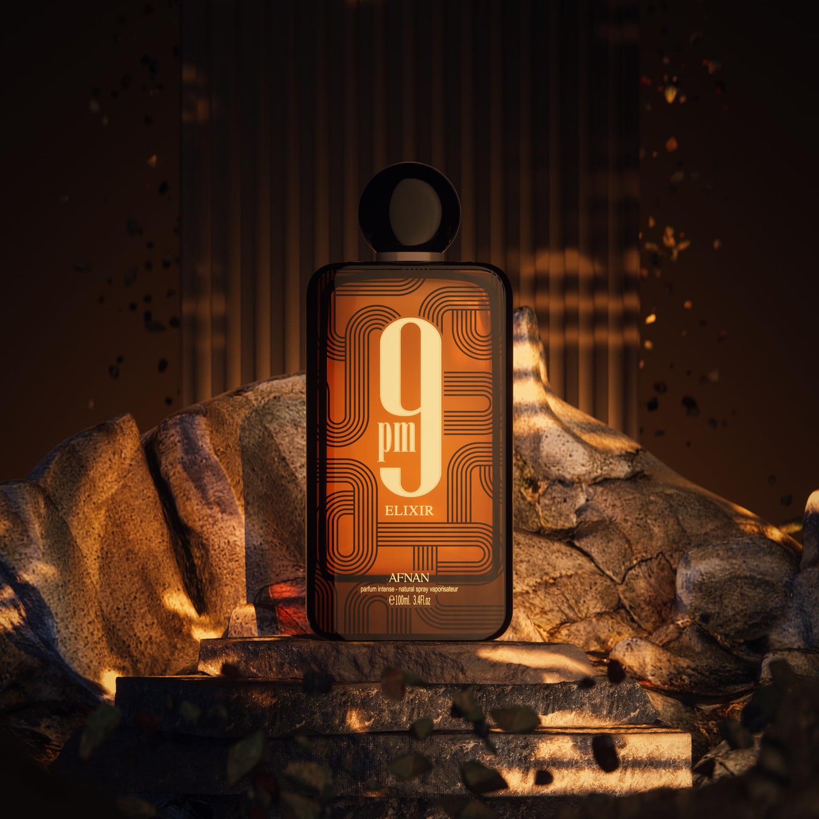 Afnan 9 PM Elixir Unisex Extrait de Parfum, 3.4 Fl. Oz NEW Release