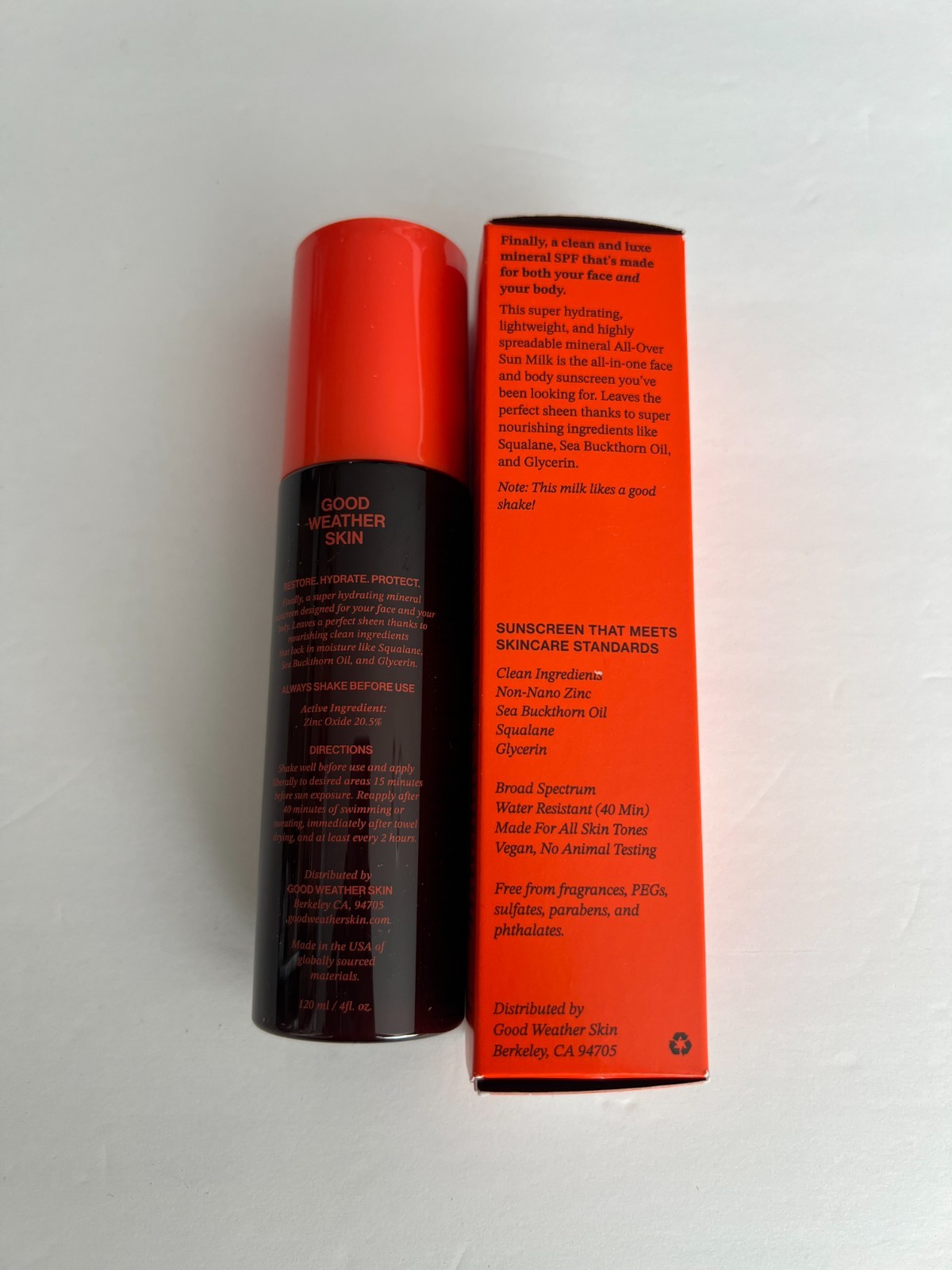Good Weather Skin All-Over Sun Milk Face & Body SPF 50 4oz/120ml NIB! exp 3/2028