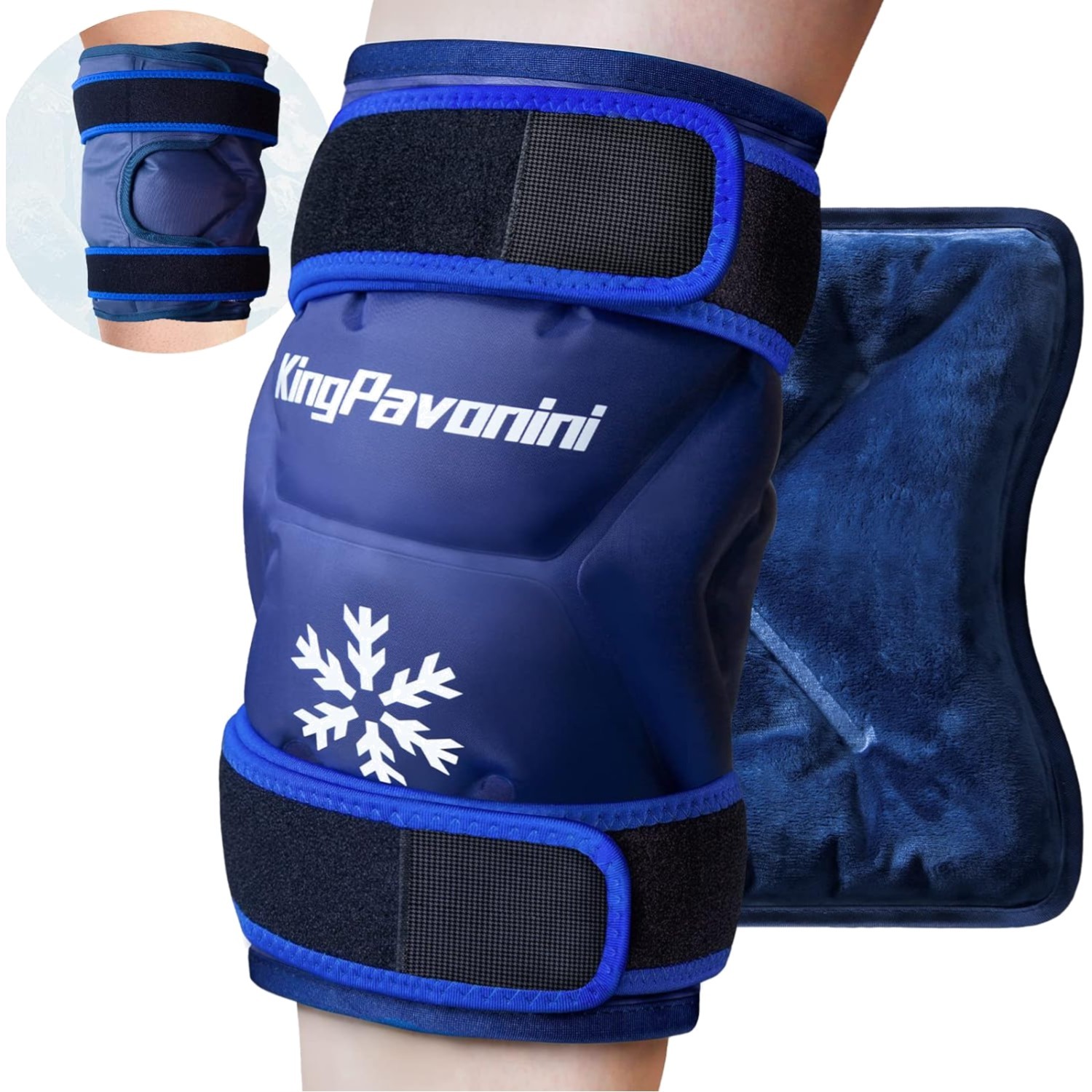 Cold and Hot Therapy XXL Knee Wrap – Instant Pain Relief for Sports Injuries