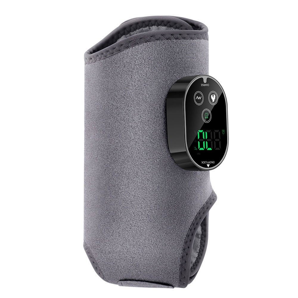 3000mAh Electric Foot Ankle Massager Brace Pain Relief Heating Vibration Therapy