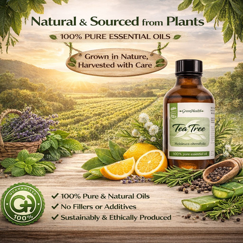 Essential Oil 4 oz with Free Glass Dropper, All Natural Uncut, 50+ Popular Oils