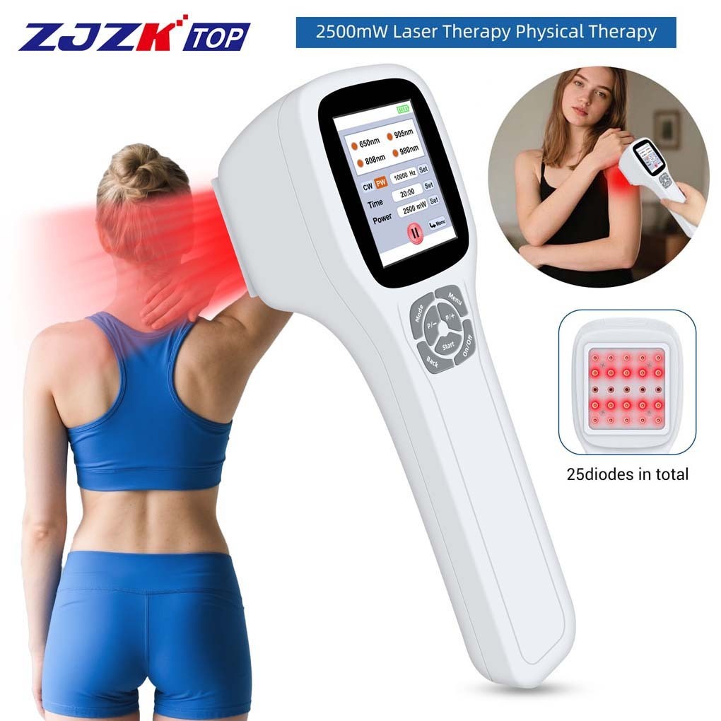 2500mW Infrared Laser Therapy 650nm 808nm 905nm 980nm for Sports Injury Rehab