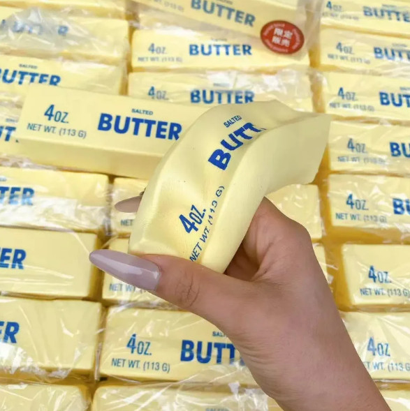 1pc Butter Stick Squishy Fidget Toy Soft Stress Relief ADHD Anxiety Squeeze