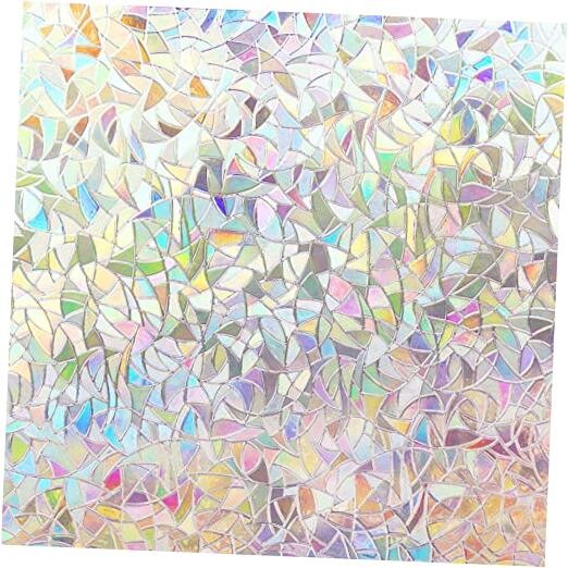 Window Privacy Film with Installation Tools, Static 17.5″ x 78.7″ Multicolor
