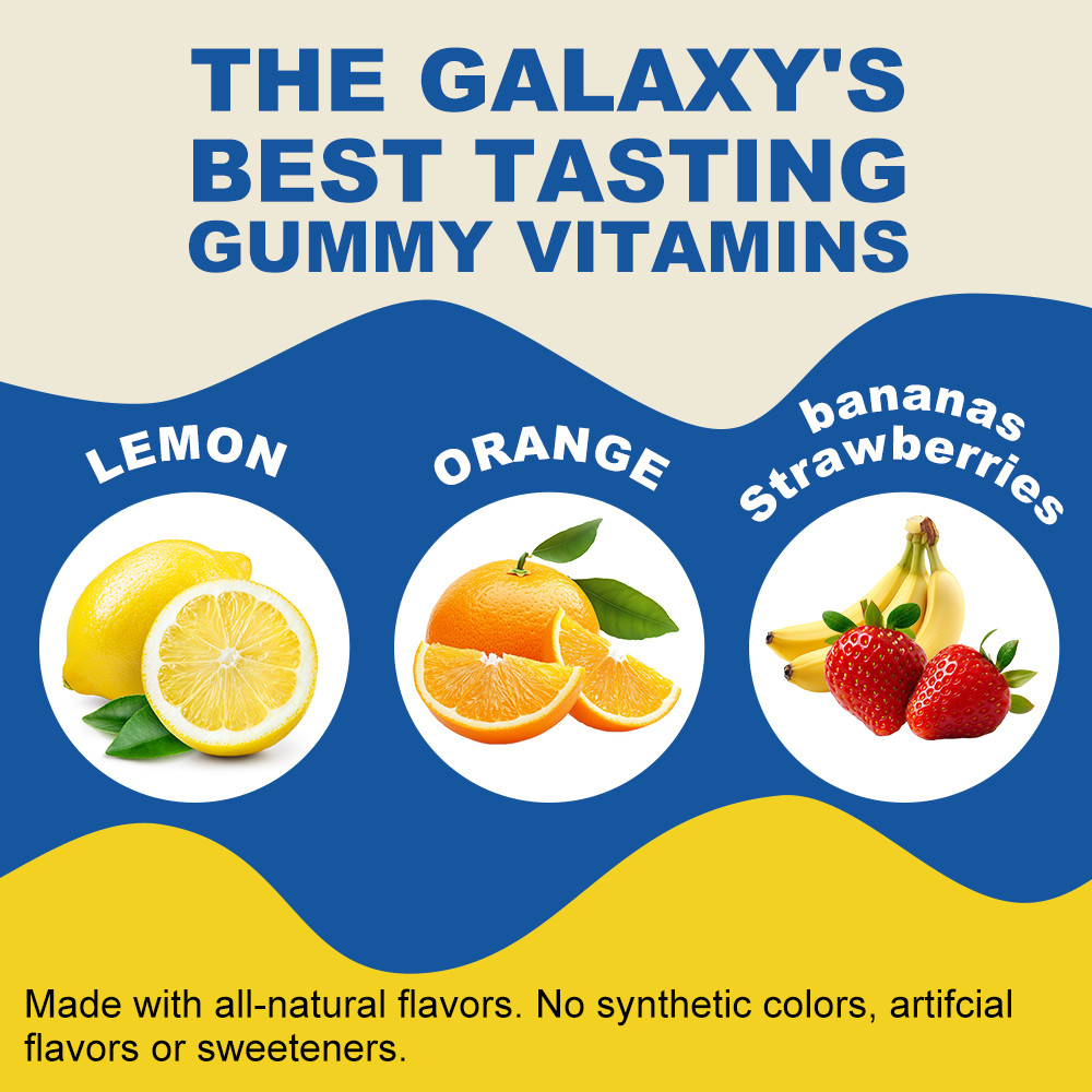 MENXI Children’s Vitamin + Probiotic Gummies – Gut Health & Picky Eater Aid