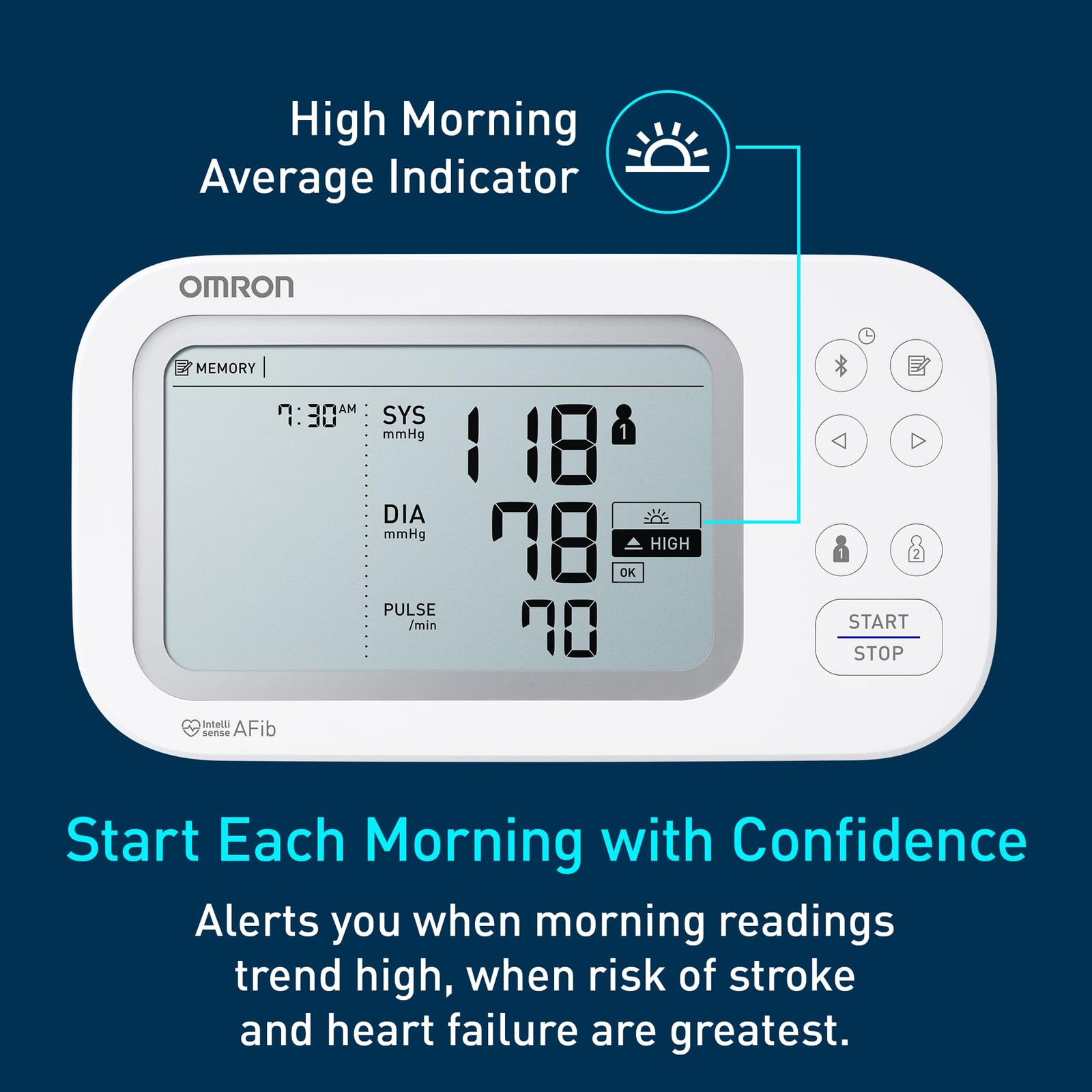OMRON Gold Blood Pressure Monitor for Home Use & Upper Arm one size