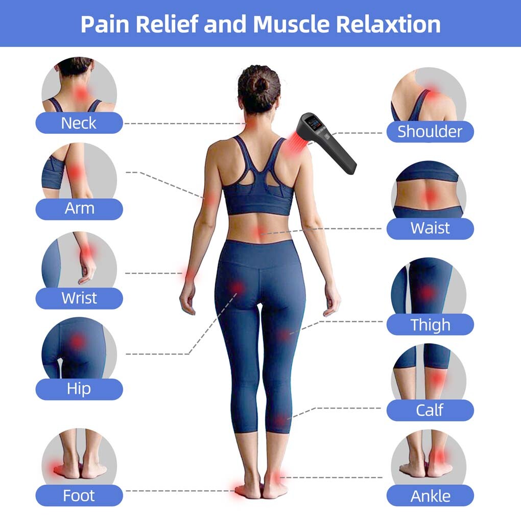 Pain Management Laser Therapy LLLT Device for Arthritis Back & Joint Pain 880mW