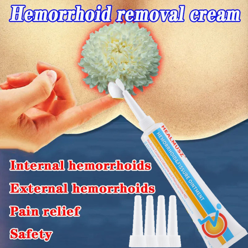 Hemorrhoid Cream and Treatment & Fissure Ointment, Fast Relief Healing Formula