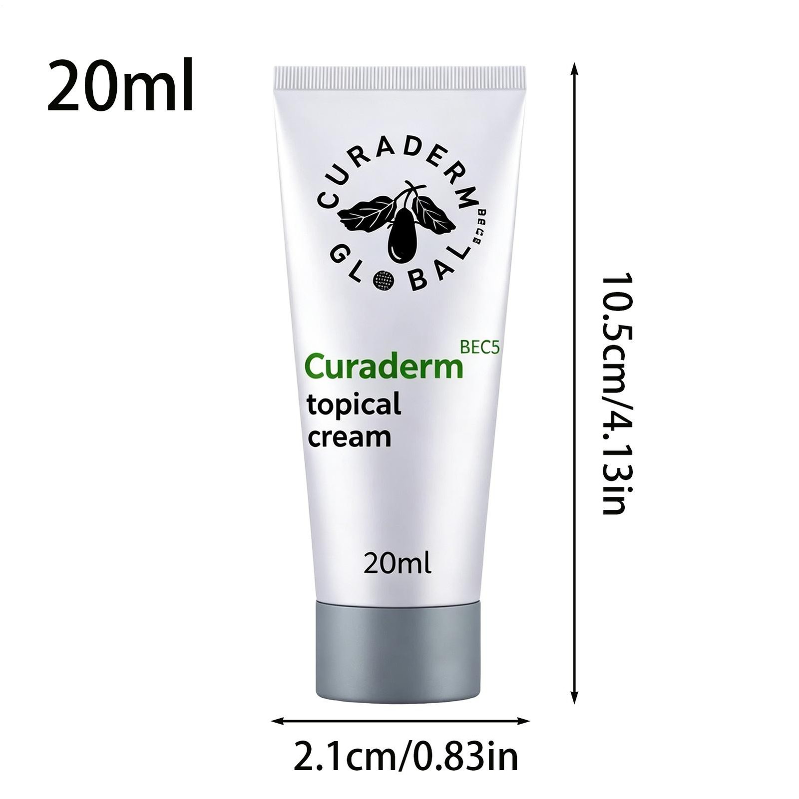 Curaderm BEC5 Cream Hydrating Non-Greasy 20ml Gentle Skin Barrier Repair Cream