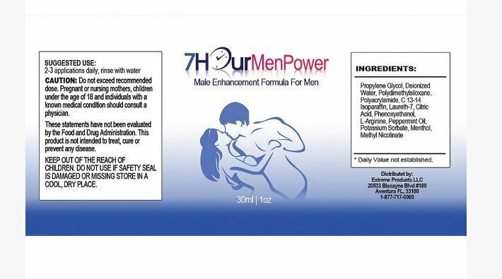 7Hour Power Male Enhancement Arousal Gel and Mflora Digestive Health Supplement