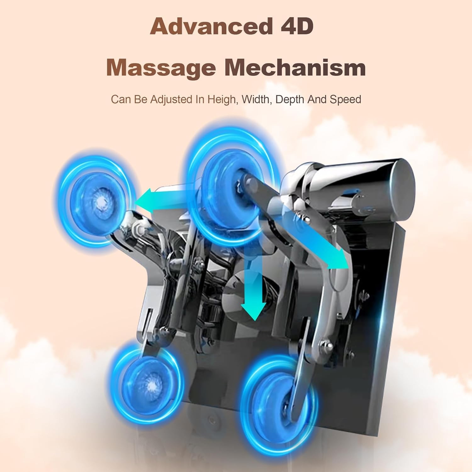 MassMAX Massage Chair for Stretch & Flexibility – 4D Full Body Recliner