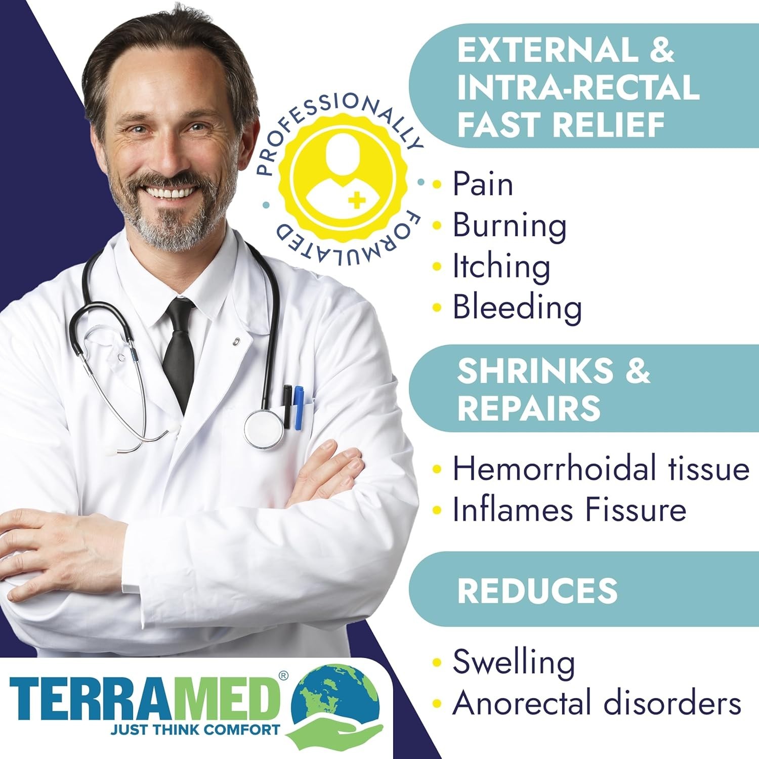 Hemorrhoid Ointment | Hemorrhoid & Fissure Ointment | 7 Pre-Filled Applicators