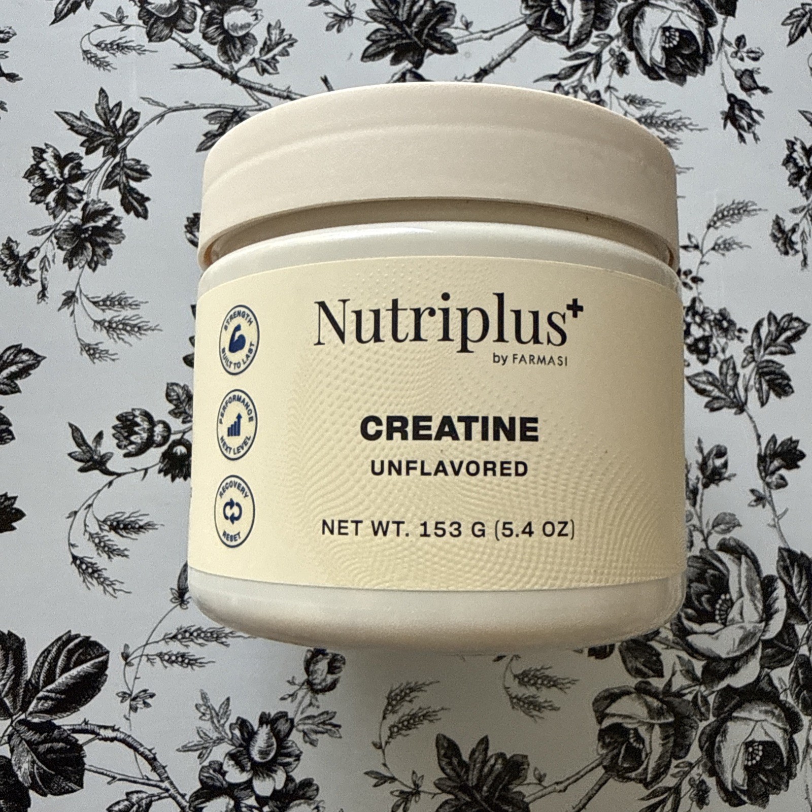 Nutriplus + By Farmasi CREATINE Unflavored Net Wt. 153 G (5.4 Oz)