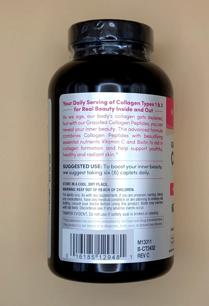 NeoCell Super Collagen + Vitamin C and Biotin Tablets ( 360 ct ) 08/2028