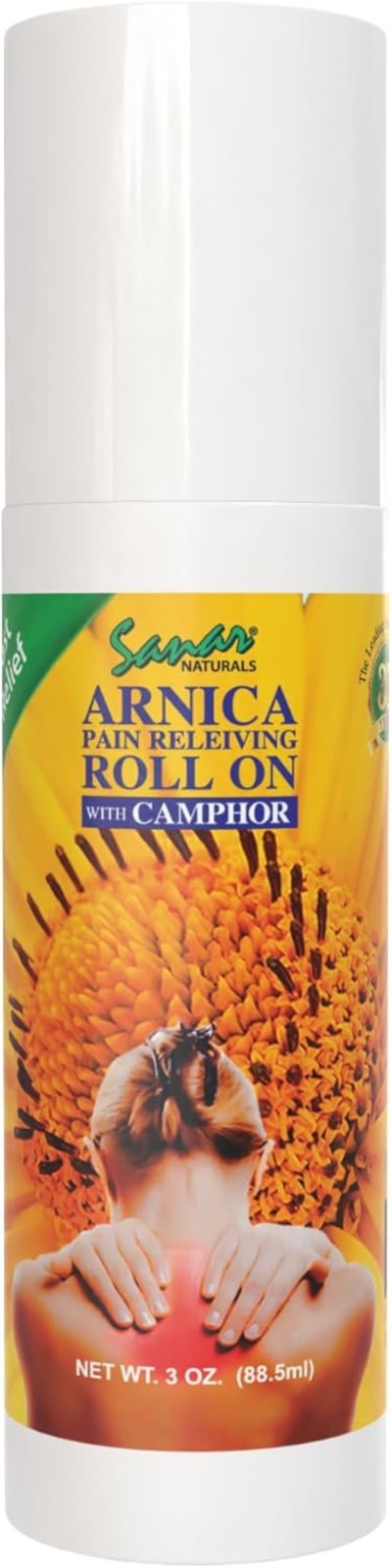 Max Strength Arnica Roll On – 3 oz Clear Gel for Joint Pain and Comfort