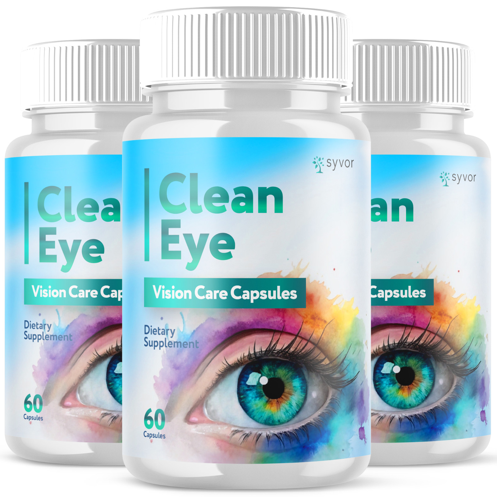 (3 Pack) Clean Eye Advanced Support For Healthy Eye Vision CleanEye 180 Capsules