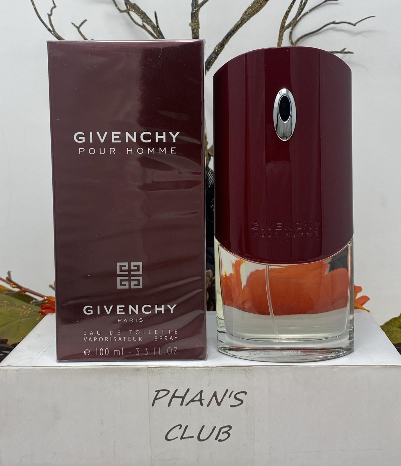 Givenchy pour Homme 3.3oz Eau de Toilette Woody Spicy Cologne for Men