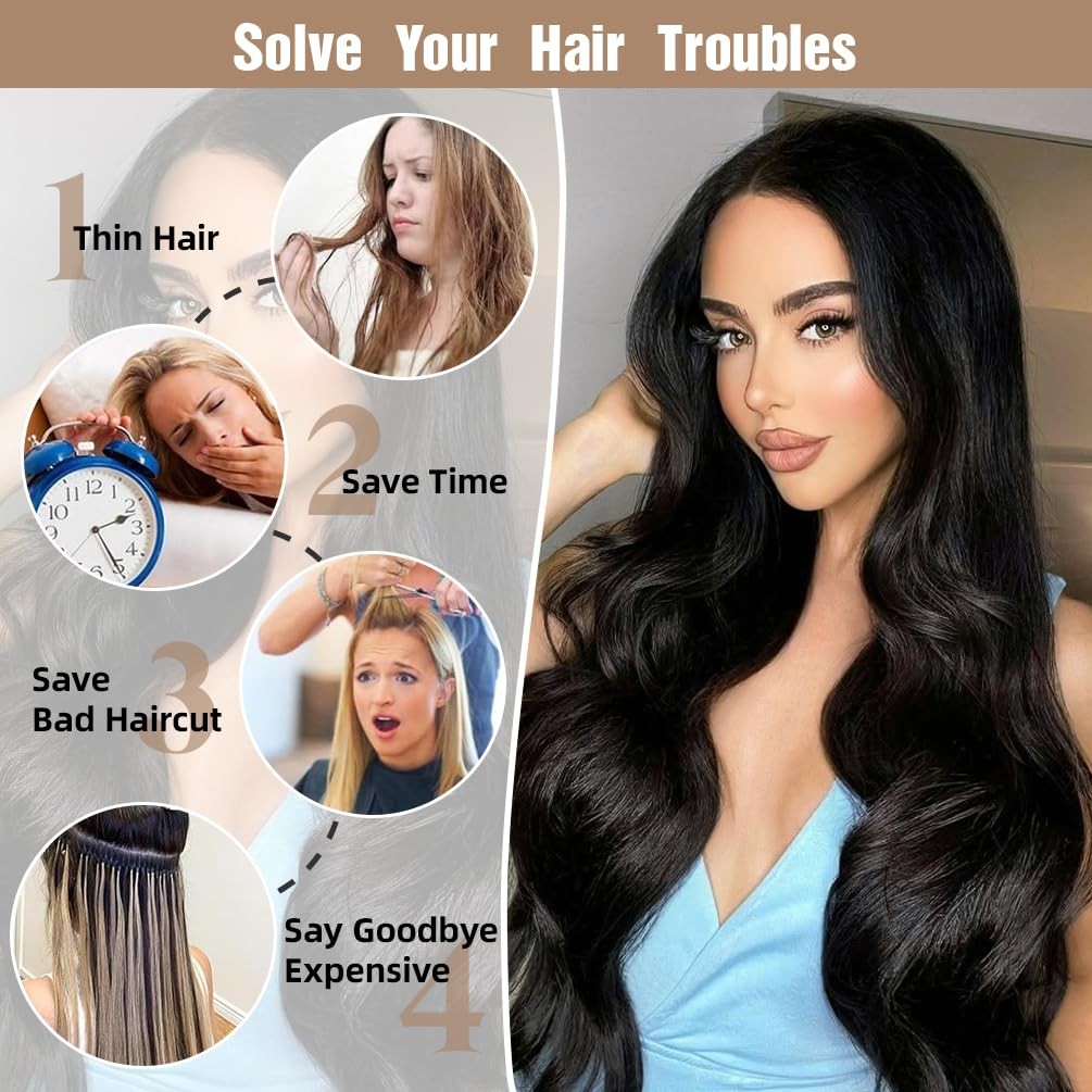 Isweet 7Pcs Clip In Hair Extensions Real Human Hair 16 Inch 100G Red Soft Real