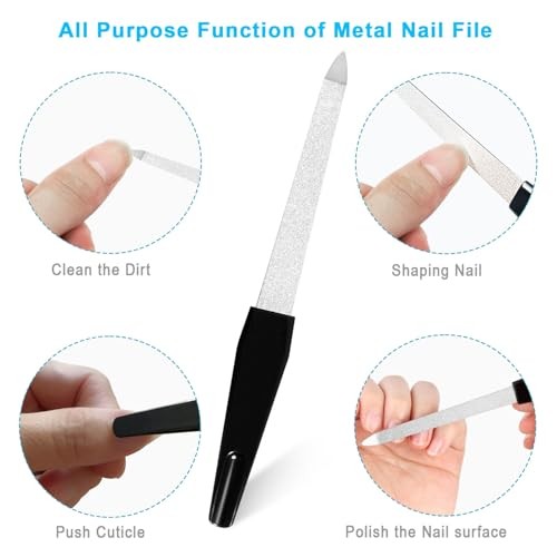 Ingrown Toenail Clippers Set, 6PCS Professional Toe Toenail Clippers Black-6pcs