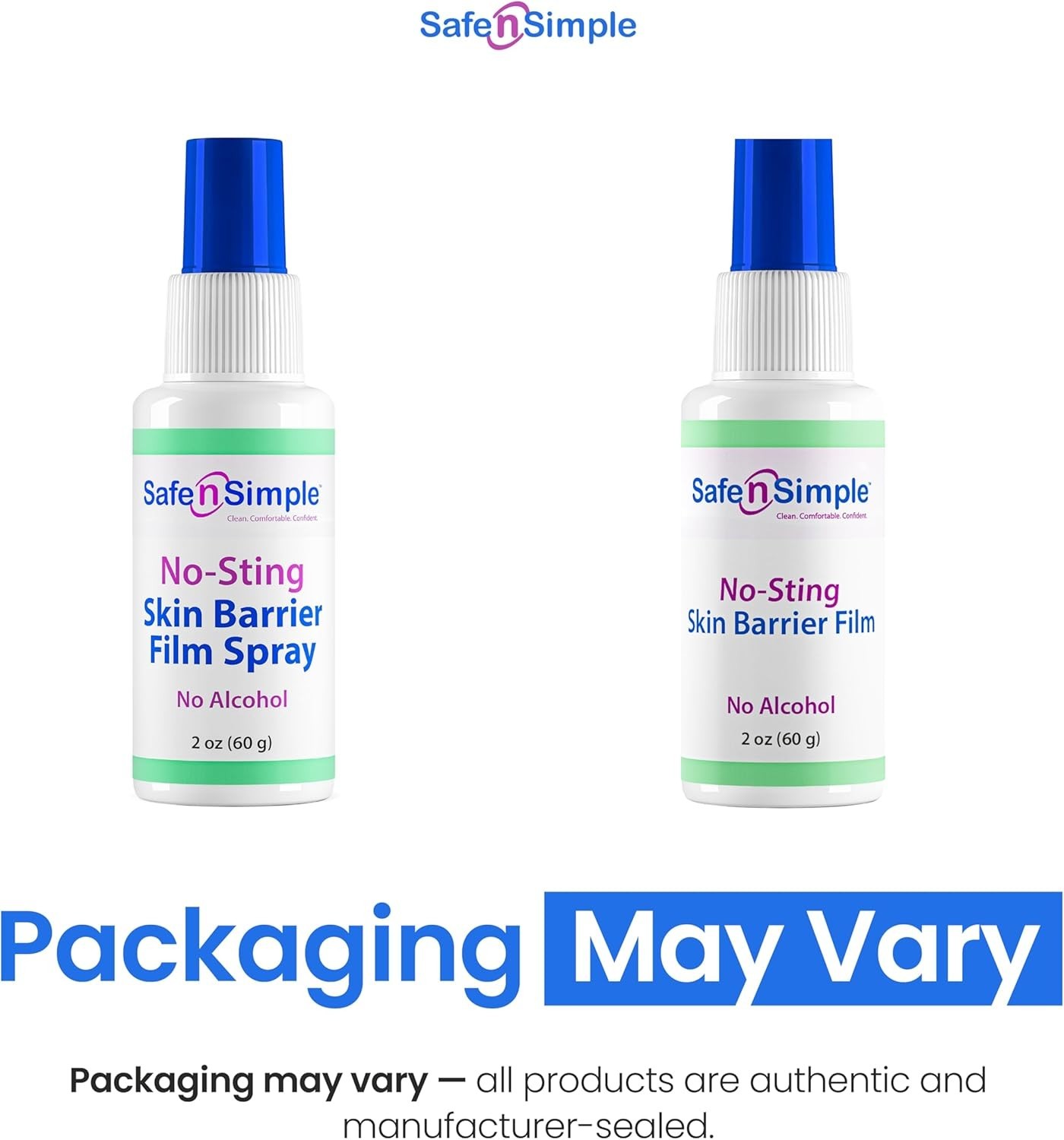 Skin Barrier Spray Odor-Free No Sting Adhesive Protective Barrier Spray
