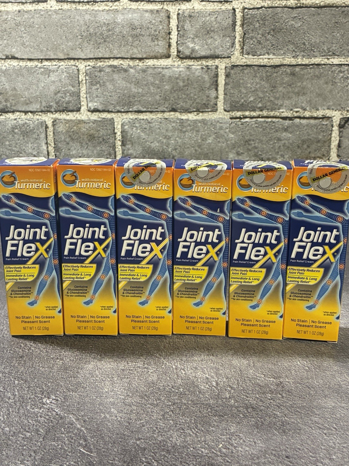 JointFlex Pain Cream with Turmeric Arthritis Pain 1 Oz Lot of 6! Exp 12/27
