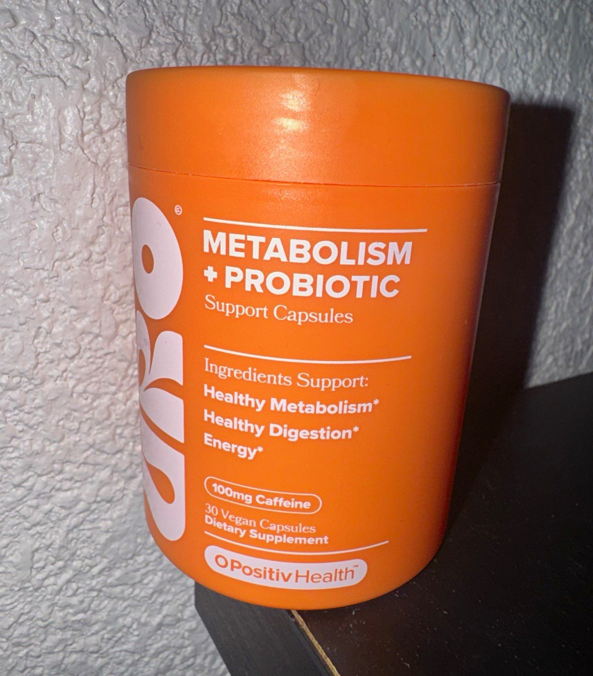 O Positiv Metabolism + Probiotic Capsules 30 Vegan Gluten-Free Non GMO