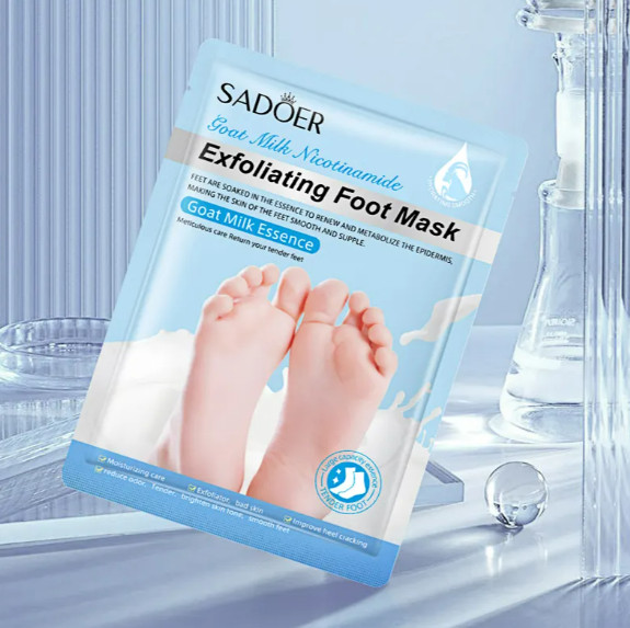 Goatmilk Exfoliating Foot Peel Mask Baby Soft Feet Remove Dead Skin (6 PCS PACK)