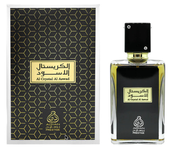 Adyan Al Crystal Al Aswad Eau De Parfum EDP 3.4 Oz 100ml Unisex Spray