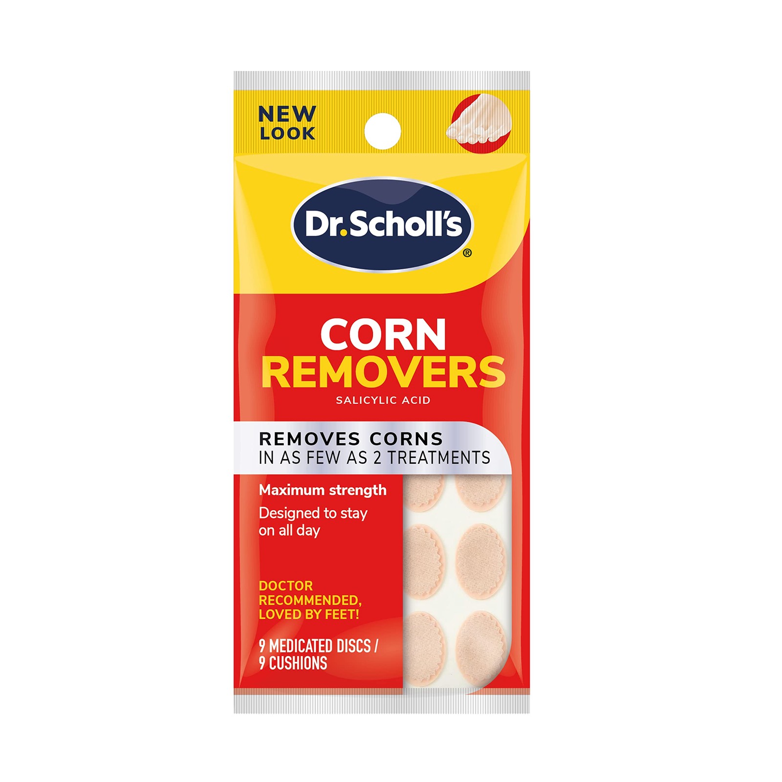 Dr. Scholl’s Corn REMOVERS, 9 Ct // Removes Corns in as Few as 2 Treatments, Max