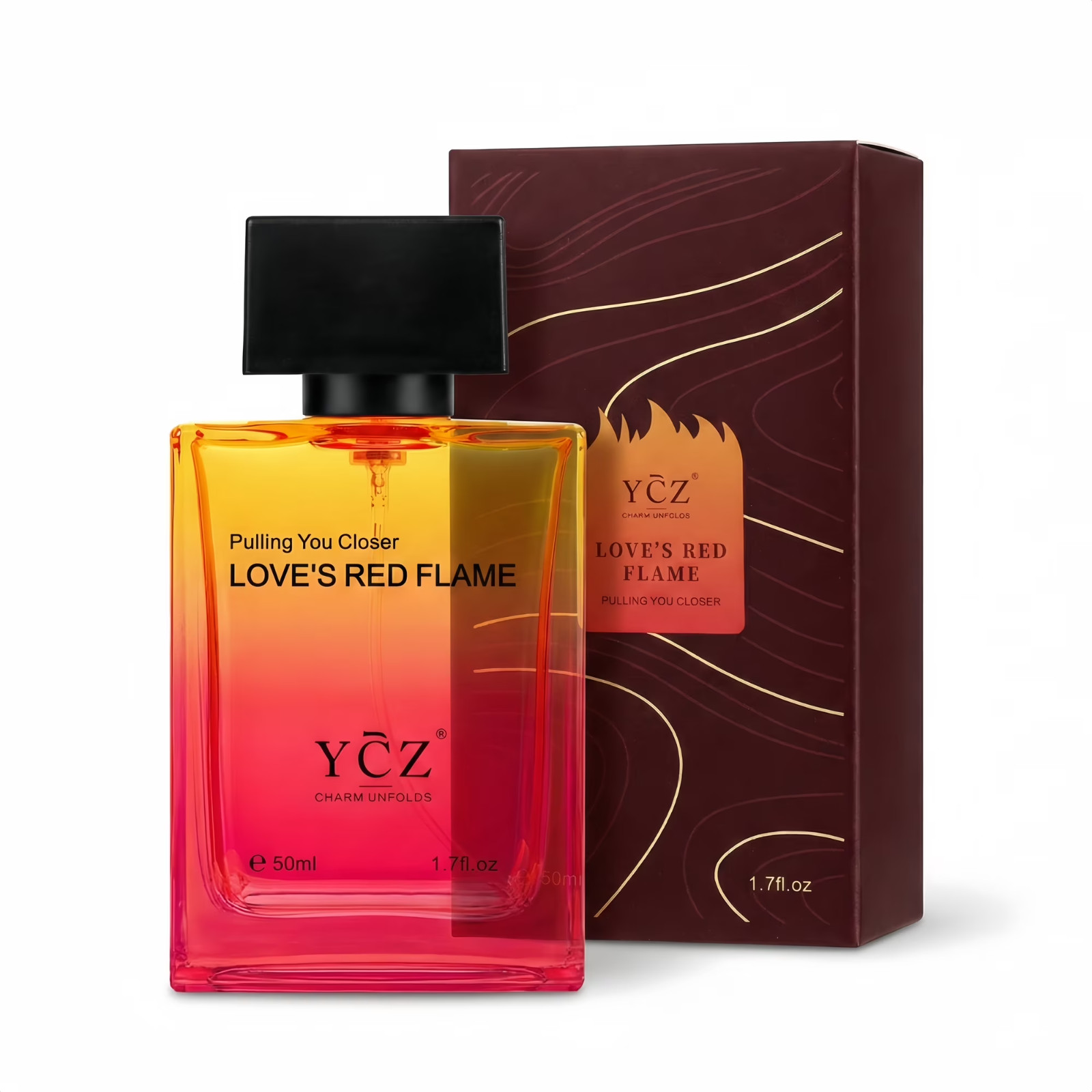 1.7 fl oz YCZ Love’s Red Flame Men’s Cologne Vanilla Musk perfume Fragrance long