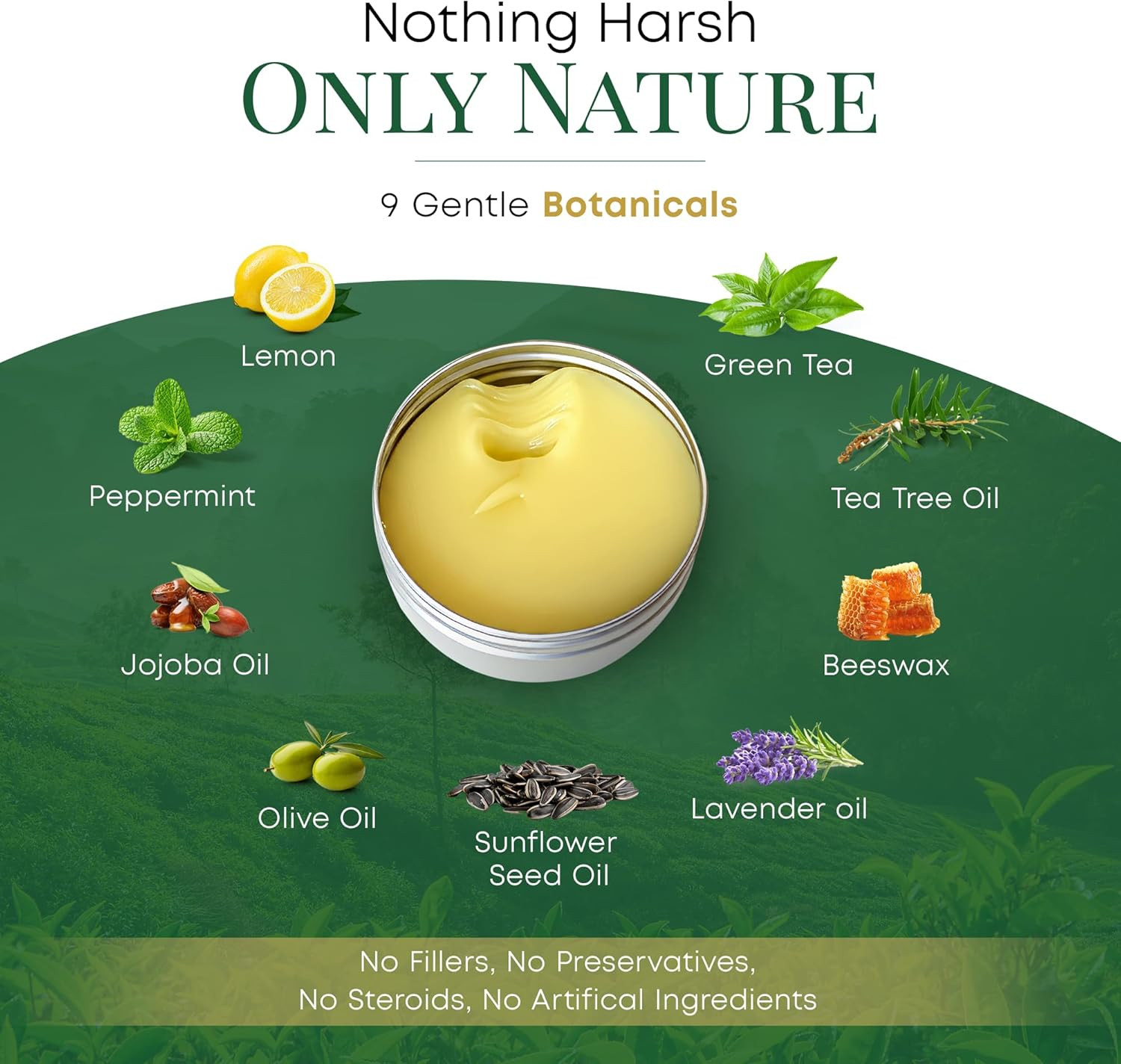 Tea Tree Oil Balm – All Natural | Great Cream for Soothing Eczema, Psoriasis, Ra