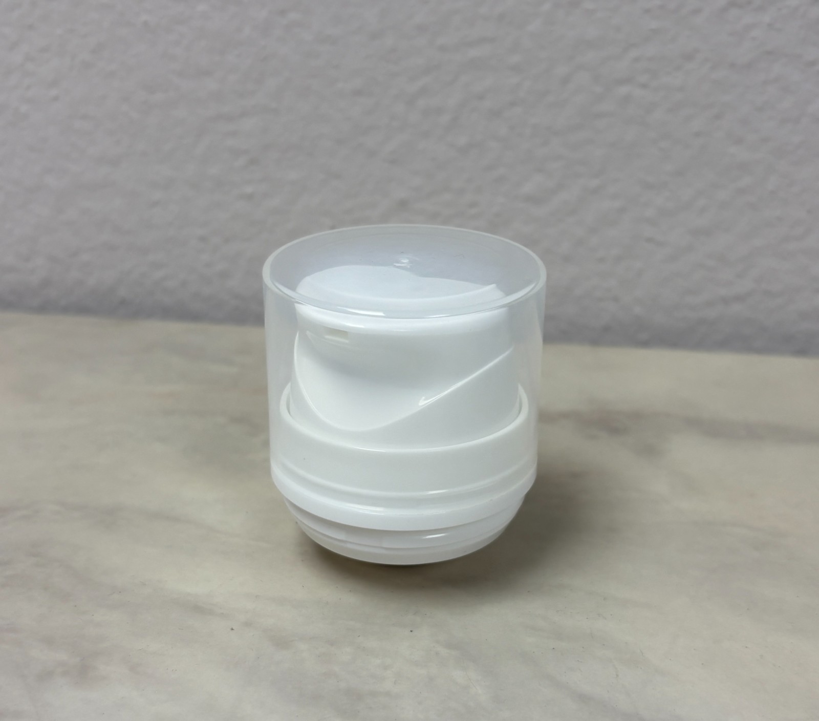 24 pack 100ml/3.38oz White Airless Pump Bottle for Makeup, Haircare, Travel